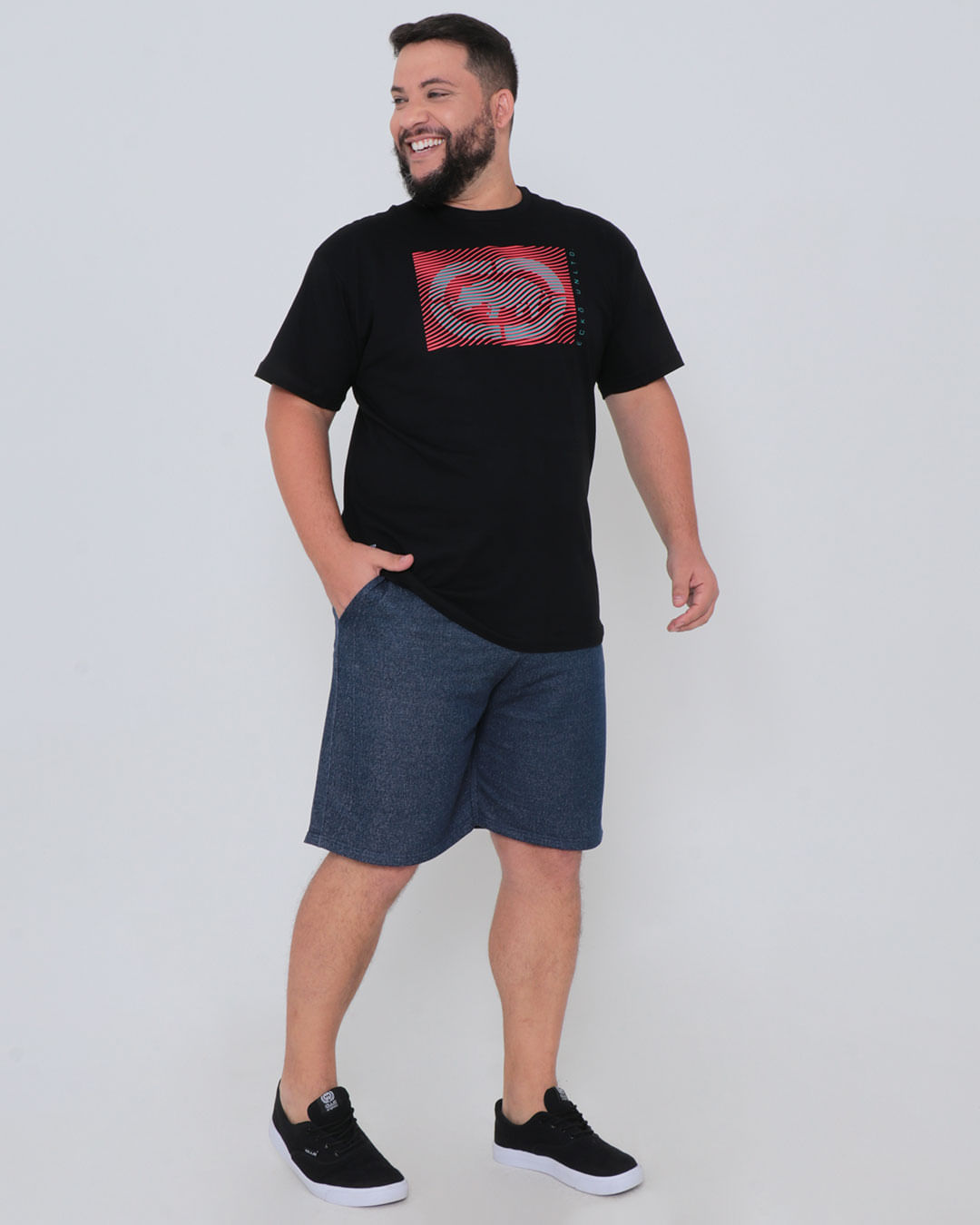 Camiseta-U056a-Est-Ecko-Plus---Preto