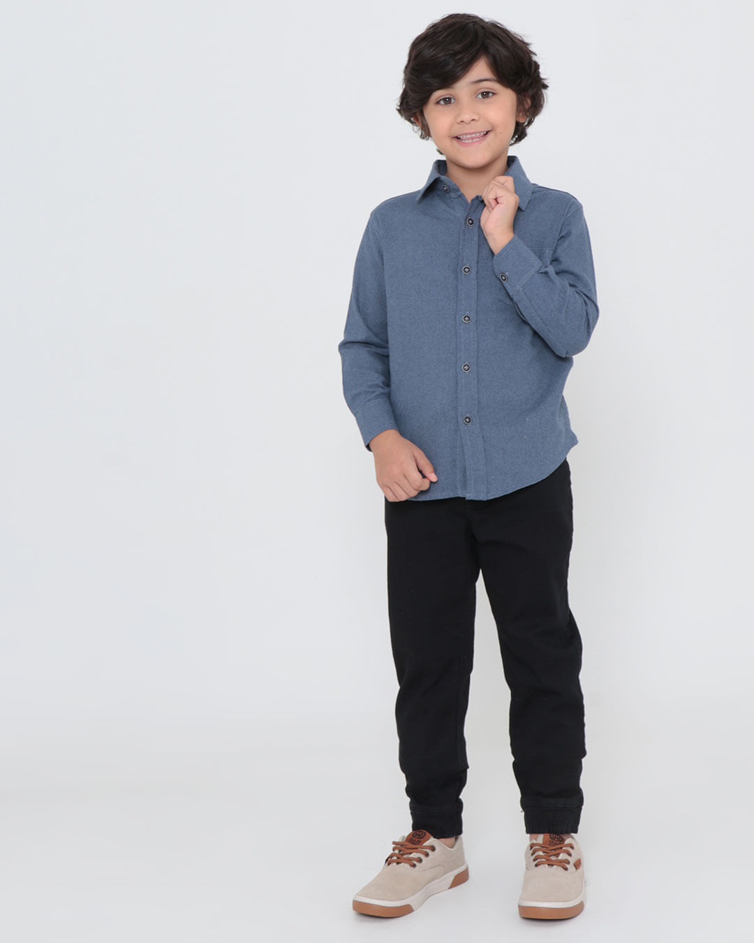 Camisa-20381-Flanela-Lisa-Ml-M48---Azul-Escuro