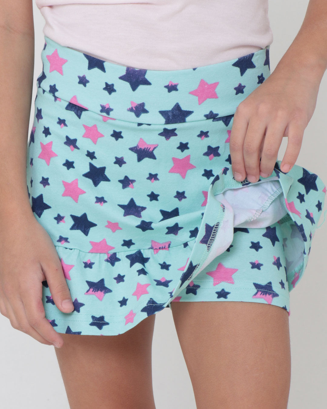 Shorts-Saia-10051-Estampado-Fem-48---Verde-Outros