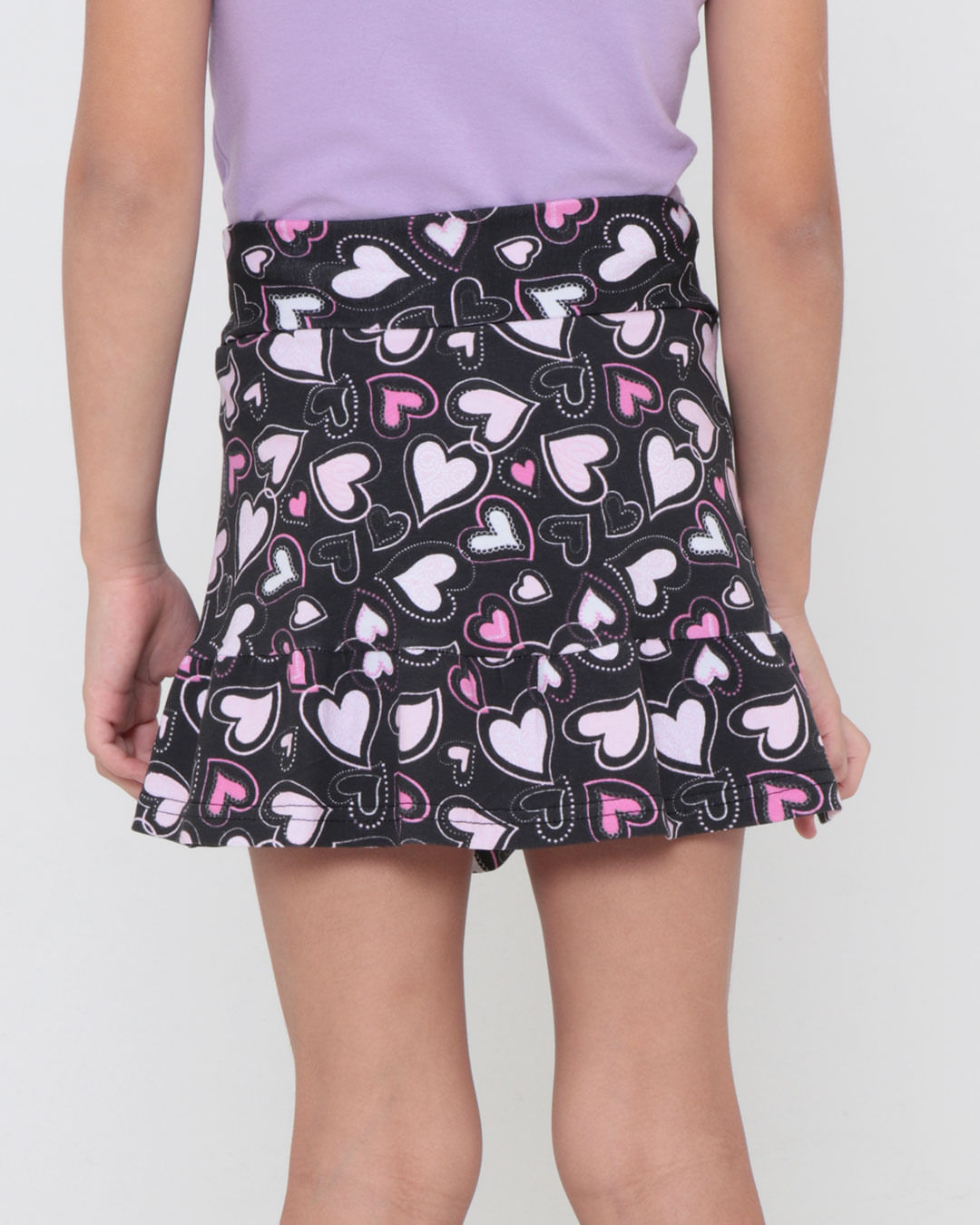 Shorts-Saia-10051-Estampado-Fem-48---Preto-Outros