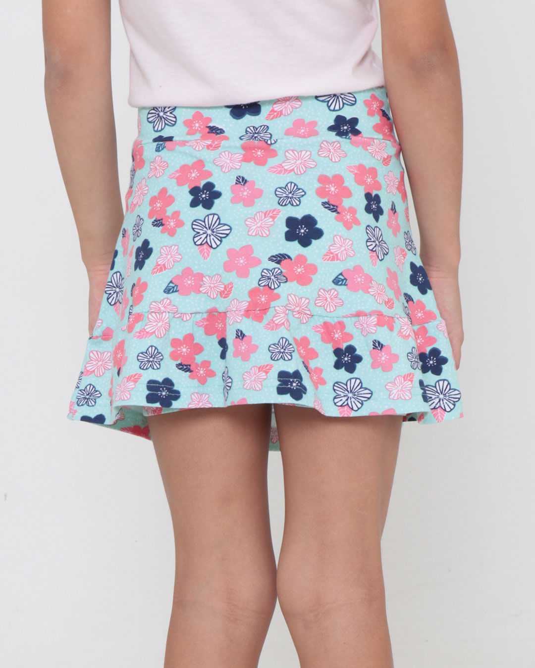 Shorts-Saia-10051-Estampado-Fem-48---Verde-Floral