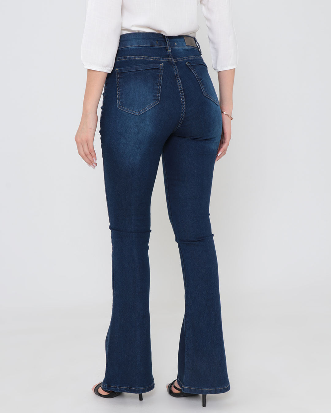 Calca-23780-Jns-Flare-Nervurafem---Blue-Jeans-Escuro
