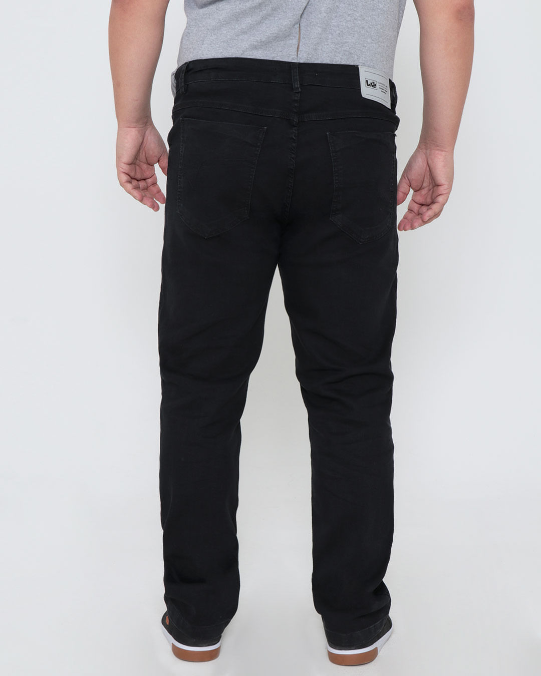 Calca-Jns-Plu-Reta-Basic-Blk-7448p---Black-Jeans-Medio