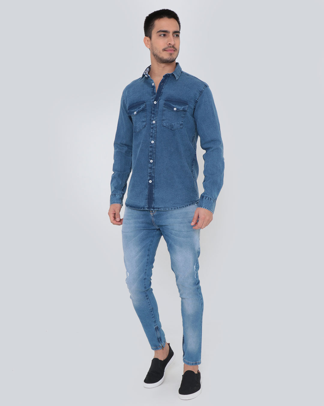 Camisa-Jns-Ctp-Ml-Jae-G--Xadre-6046---Blue-Jeans-Medio