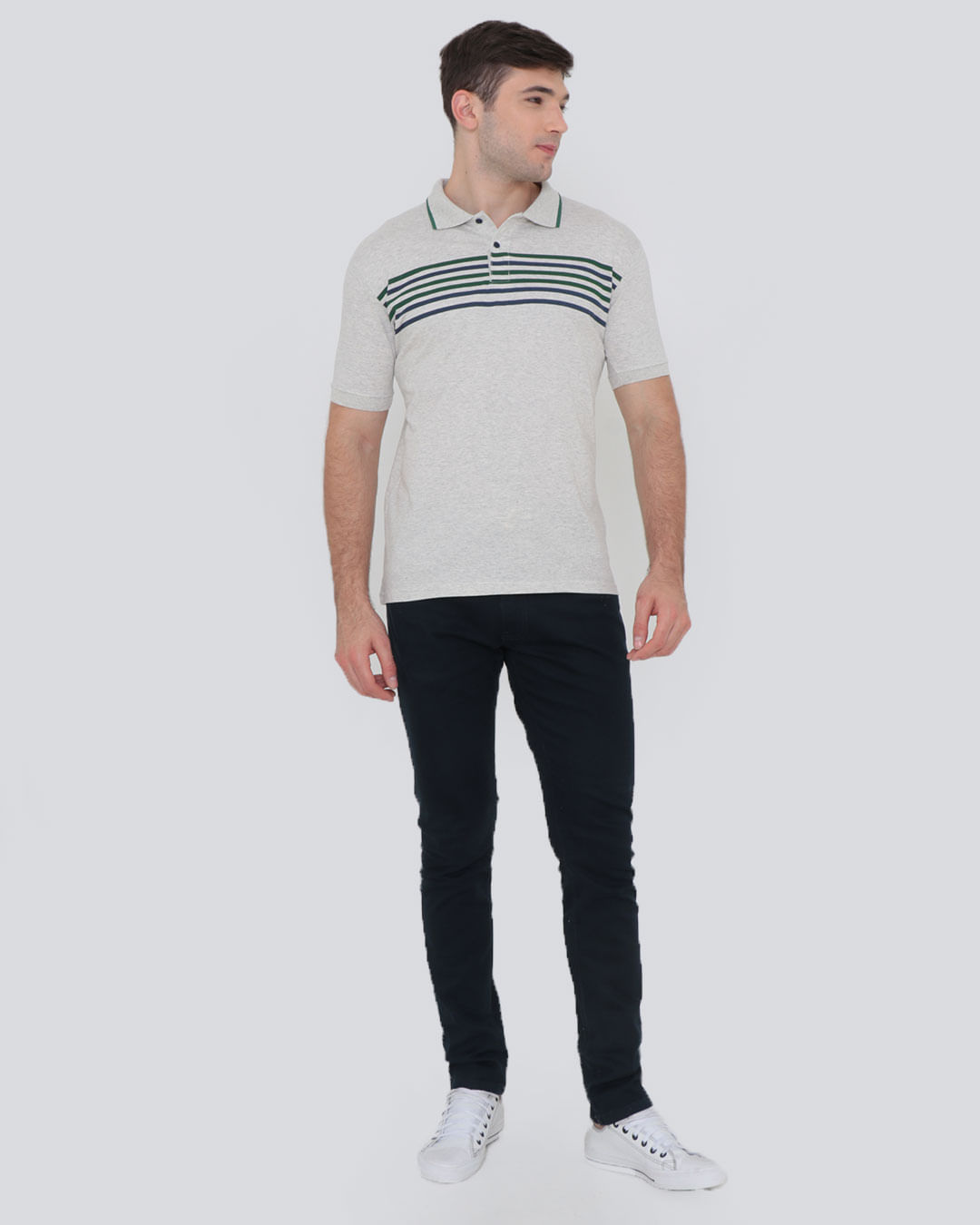 Polo-Ib12145-Kaki-Pgg---Mescla-Claro