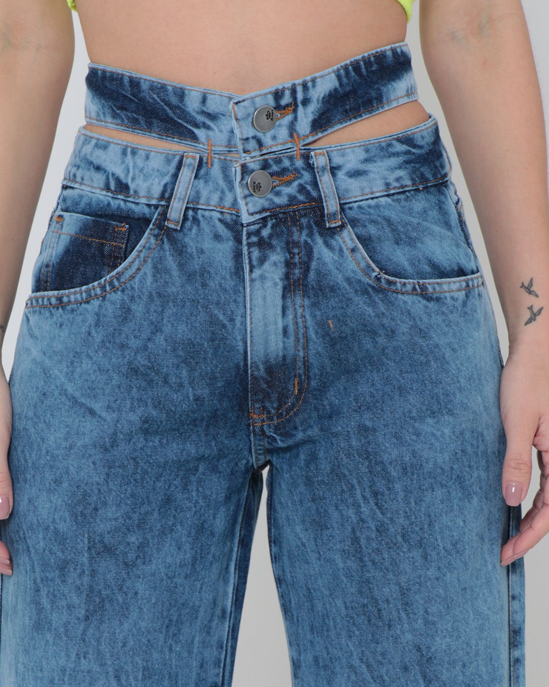 Calca-6844-Jns-Det-Cinturafem---Blue-Jeans-Medio