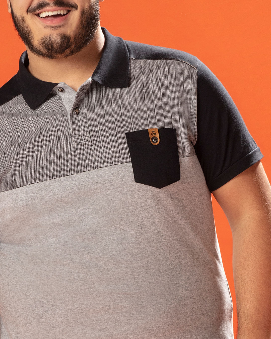 Polo-5b339-Est-Bolso-Plus---Cinza-Outros