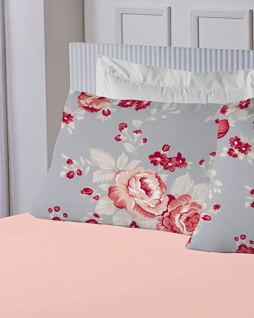 Jogo-De-Cama-Casal-3-Pcs--Essenza---Cinza-Floral
