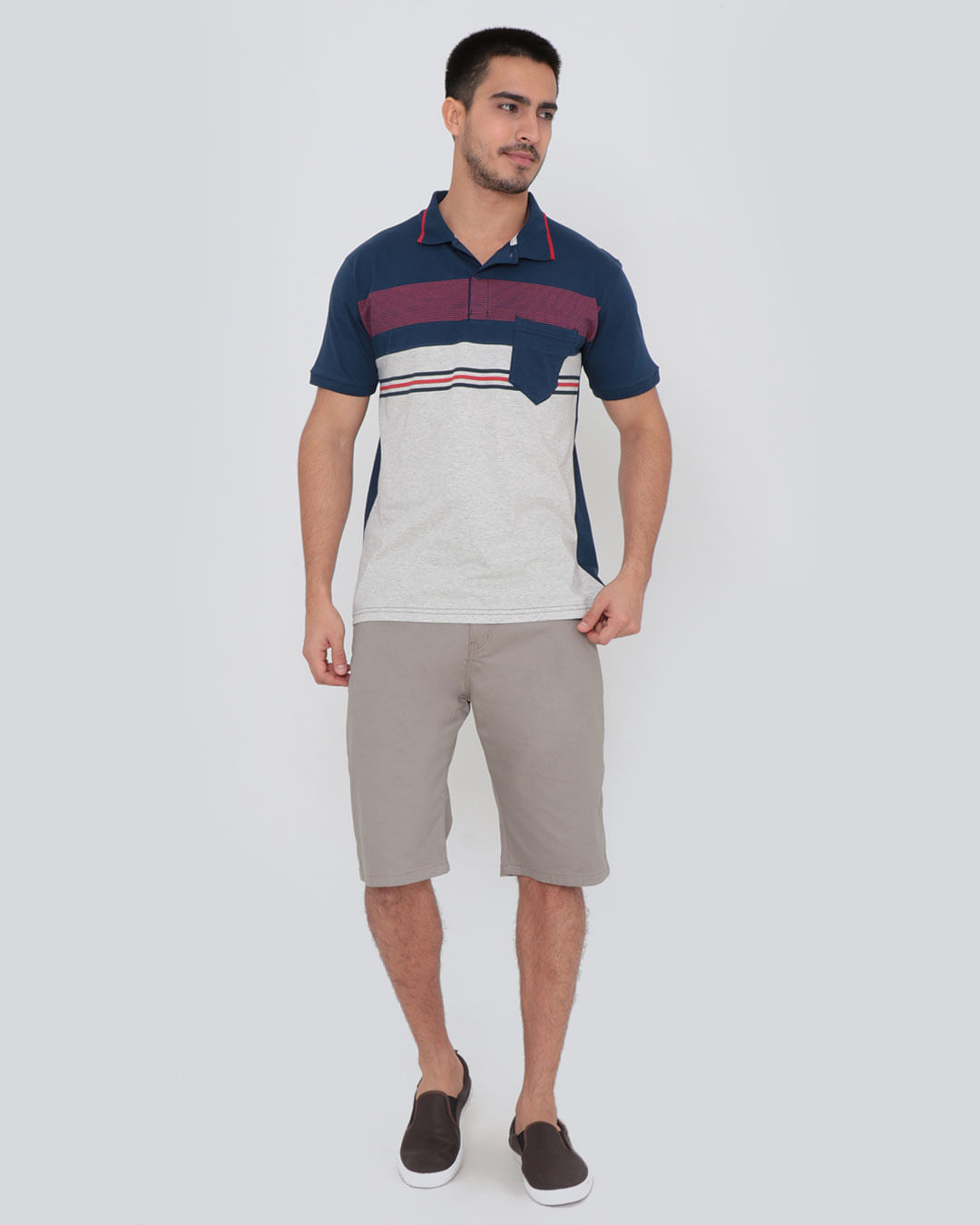 Polo-Ib12129-Bolso-Bege-Pgg---Marinho-Outros
