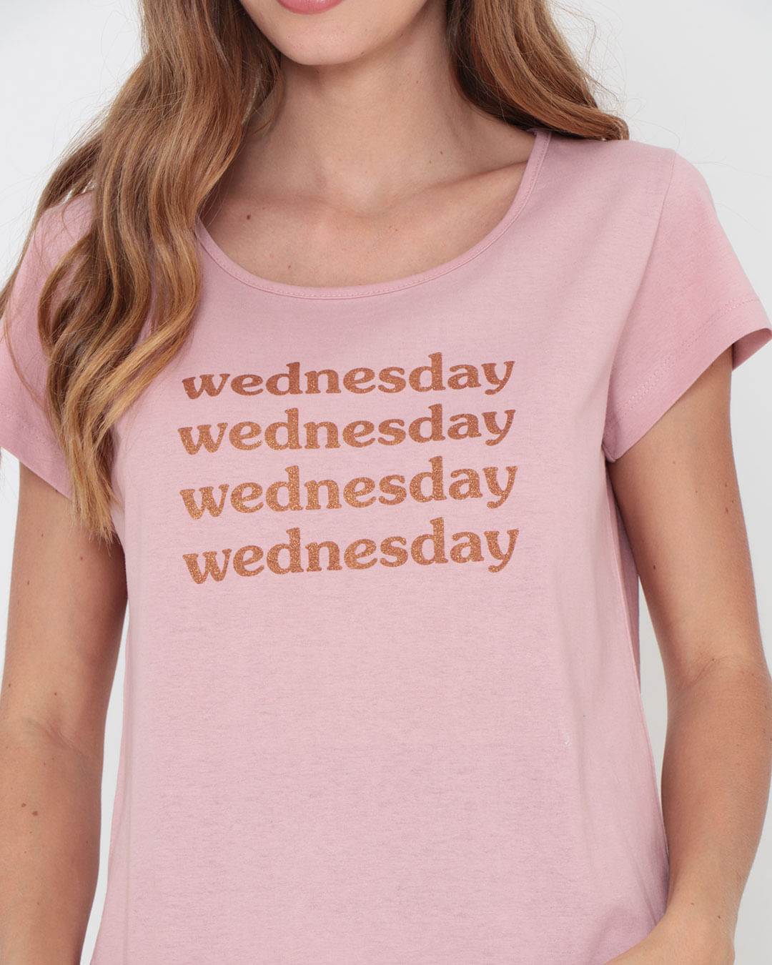 Camiseta-3333-Silk-Wednesday-Rose-M6---Rosa-Claro