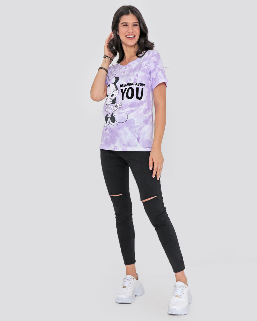 Tshirt-Minnie-Tie-Dye-F1705---Lilas-Outros