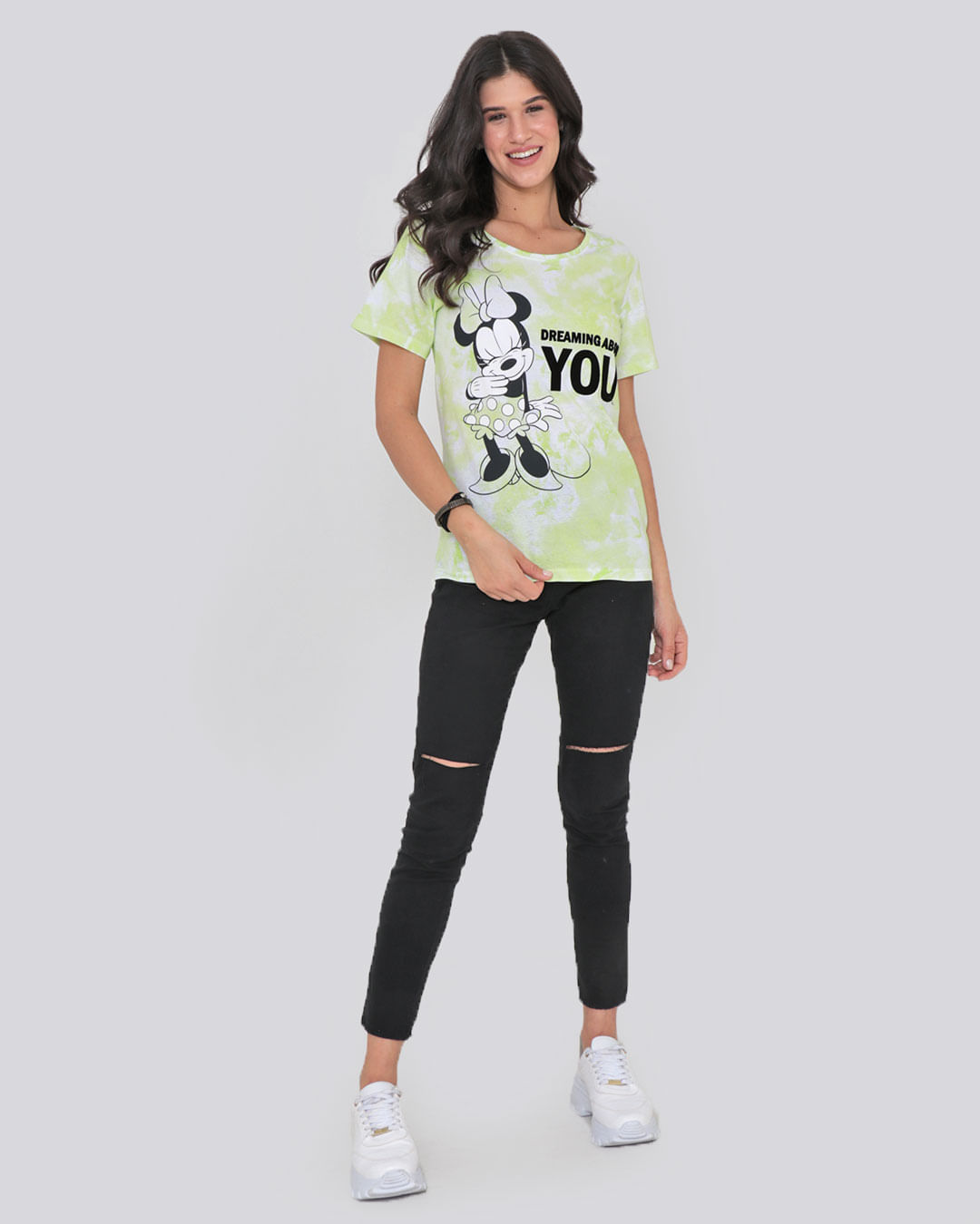 Tshirt-Minnie-Tie-Dye-F1705---Verde-Claro