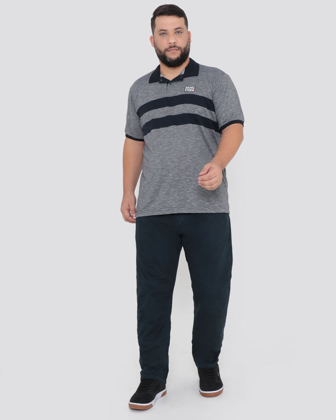 Polo-64410082-Gangster-Dif-Plus---Marinho-Listrado