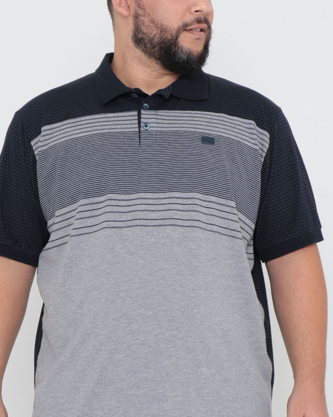 Polo-64560055-Gangster-Dif-Plus---Marinho-Listrado