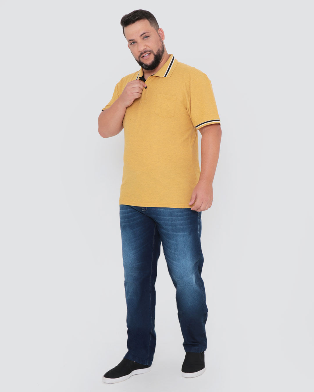 Polo-15340515-Pique-Plus-G1g3---Mostarda--Medio