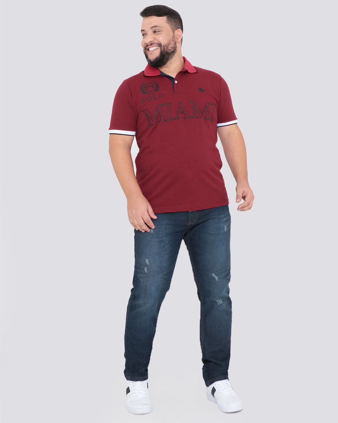 Polo-18678-Piquet-Est-Plus-Ec---Vermelho-Escuro