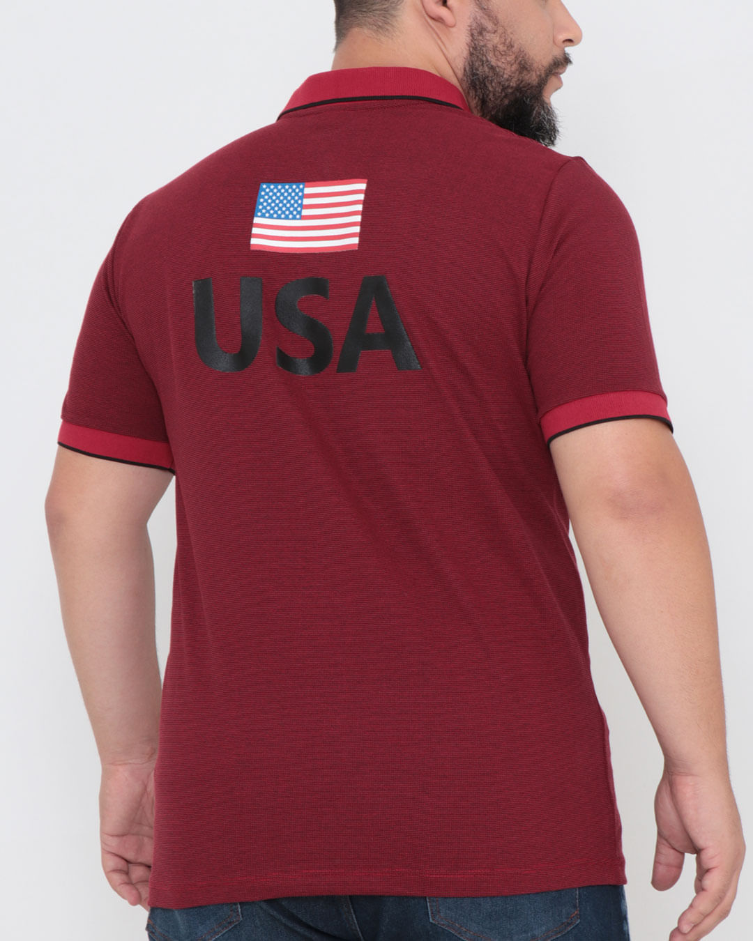 Polo-18548-Piquet-Est-Plus-Ec---Vermelho-Escuro