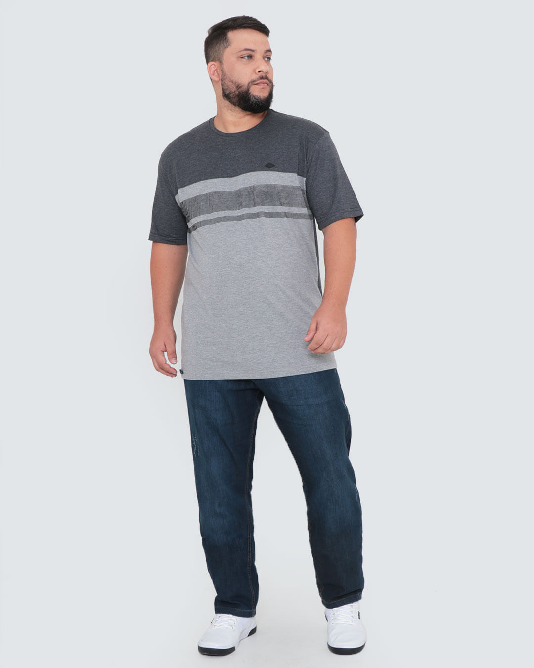 Camiseta-51240188-Dif-Gangster-Plus---Mescla-Escuro