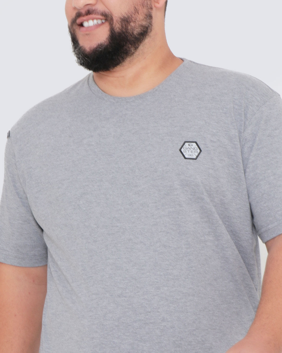 Camiseta-51180406-Dif-Gangster-Plus---Cinza-Claro
