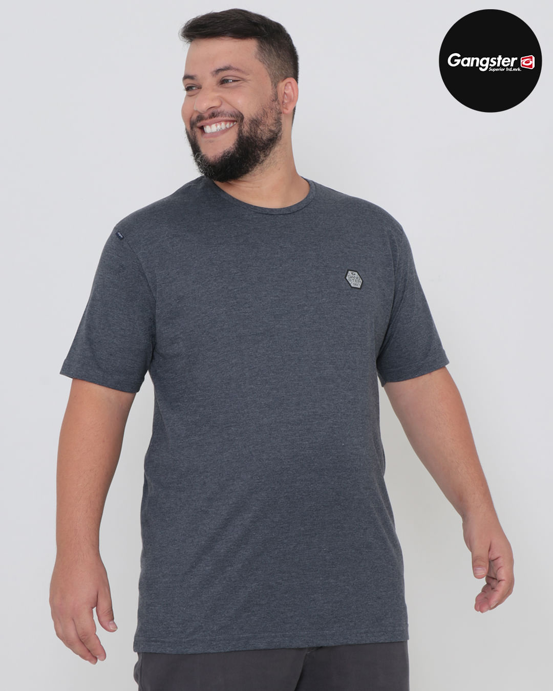 Camiseta-51180406-Dif-Gangster-Plus---Cinza-Escuro