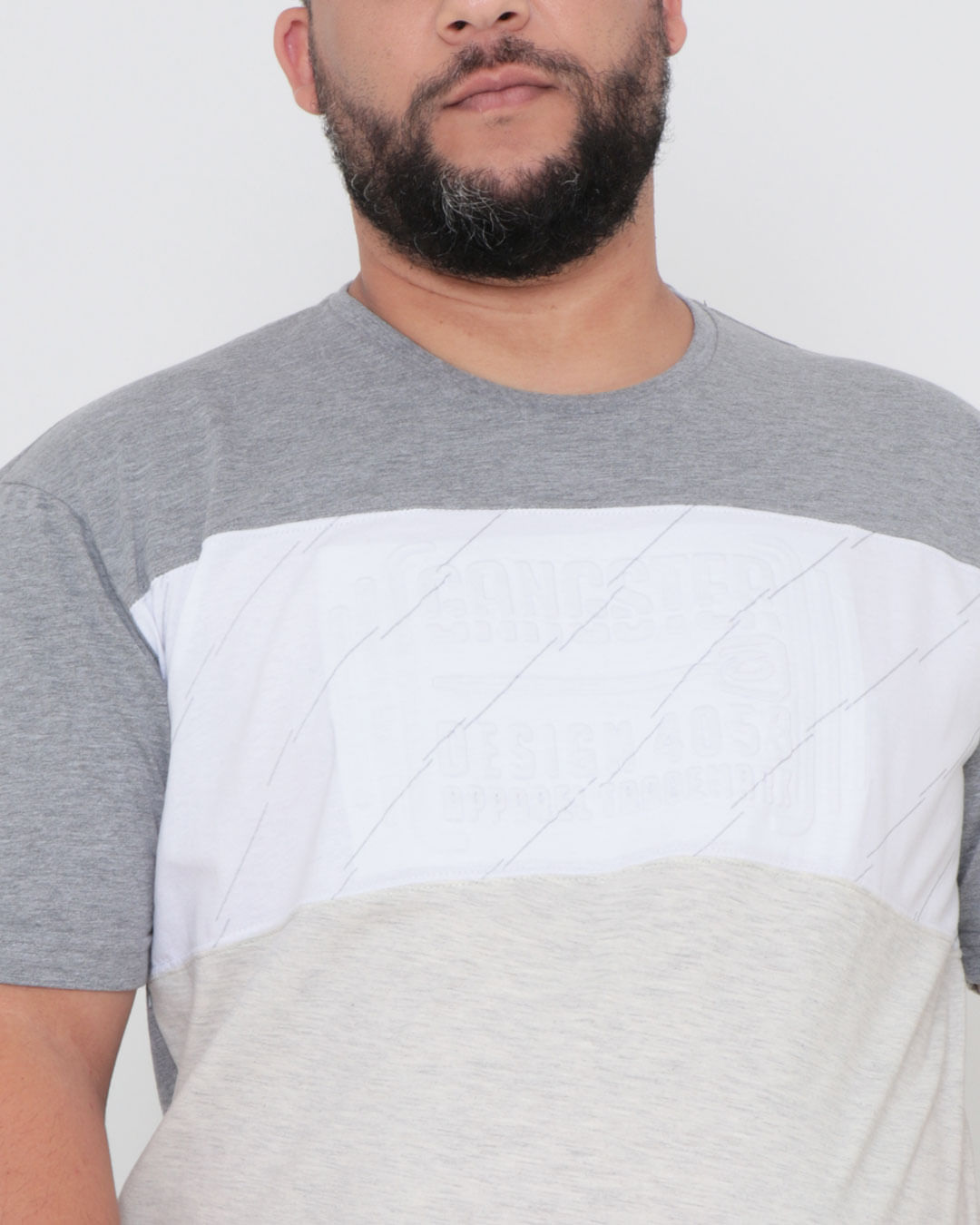 Camiseta-51180518-Dif-Gangster-Plus---Cinza-Claro
