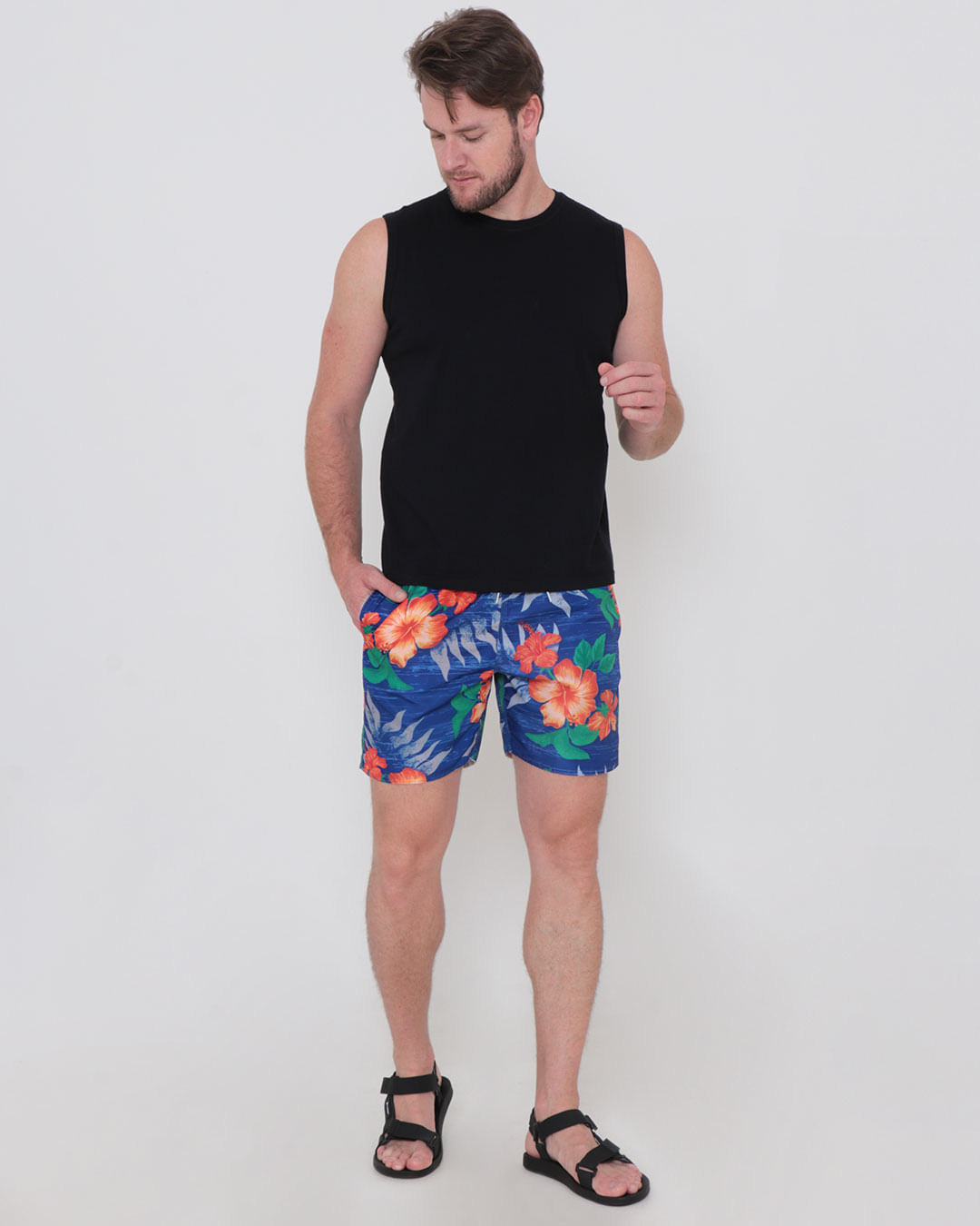Board-Short- 198-Mauricinho-Estampado---Azul-Medio