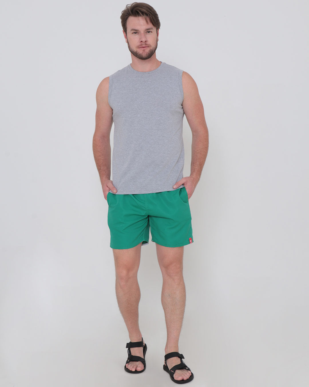 Board-Short- 110000-Mauricinho-Basico---Verde-Medio