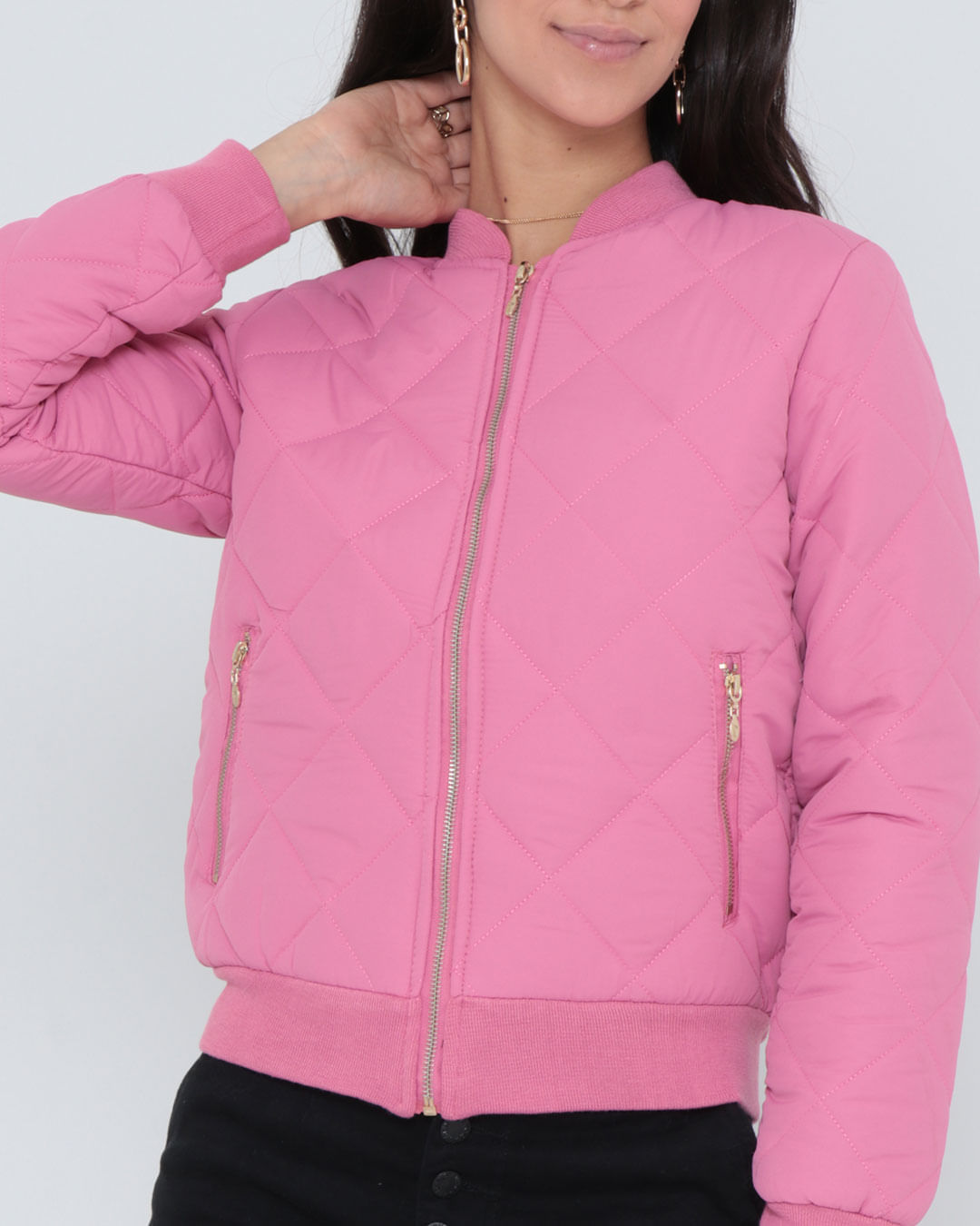 Bomber-19jk035-Matelasse-Fem-Faz---Rosa-Medio