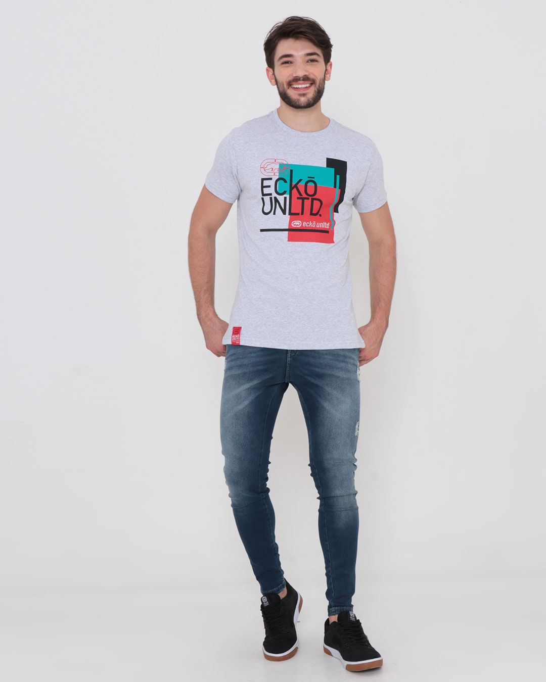 Camiseta-U131a-Ecko---Cinza-Claro
