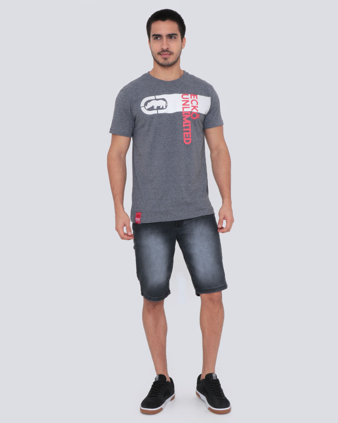 Camiseta-Basica-K257a-Ecko---Cinza-Escuro
