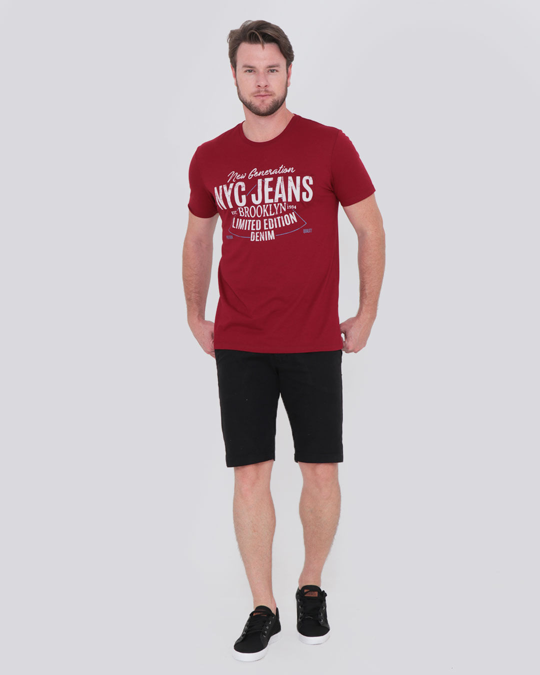 Camiseta-Tt454-Com-Bolso-Verm-Pgg---Vermelho-Escuro
