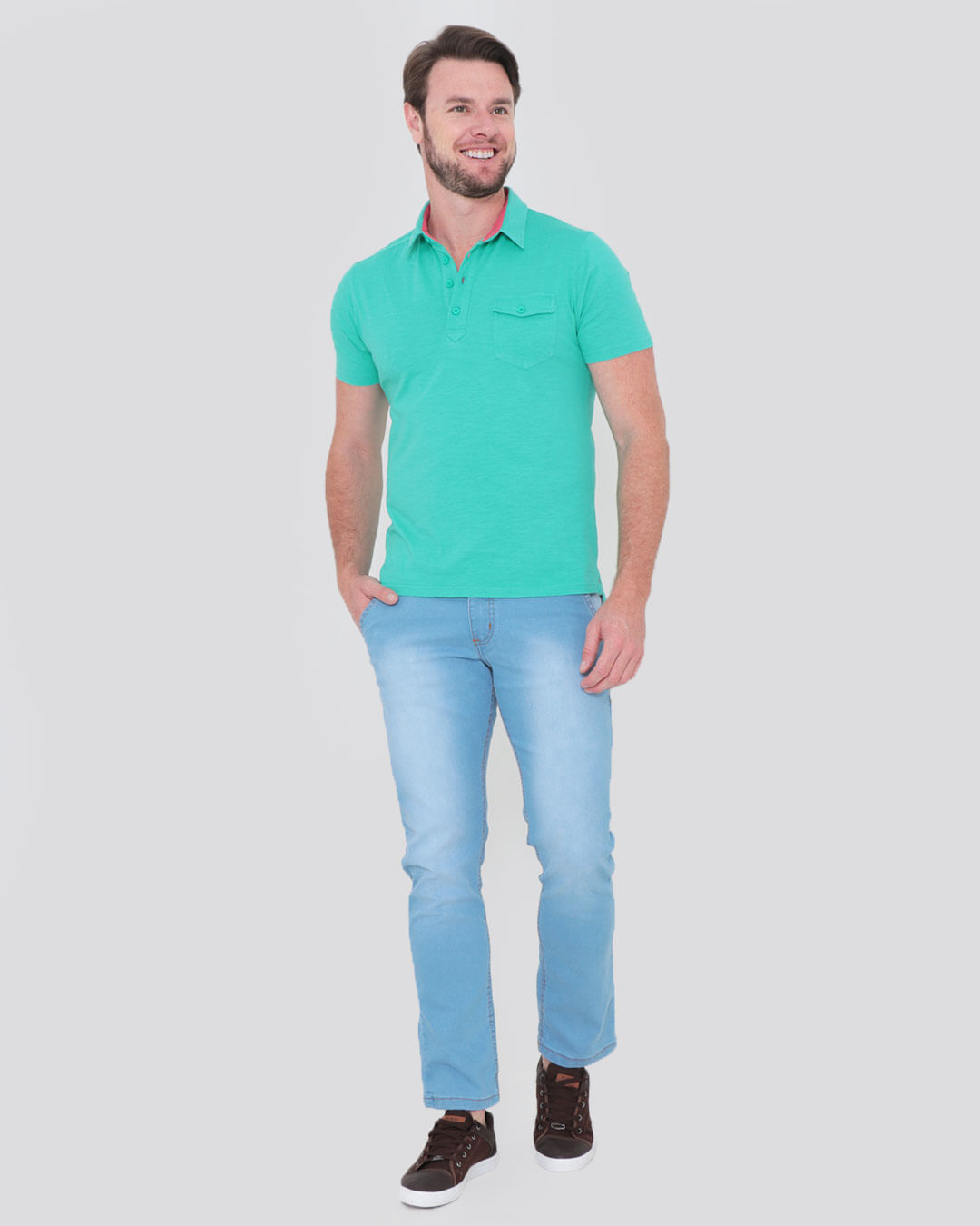 Polo-54322-Flame-Bolso-Lapela-Pgg---Verde-Medio
