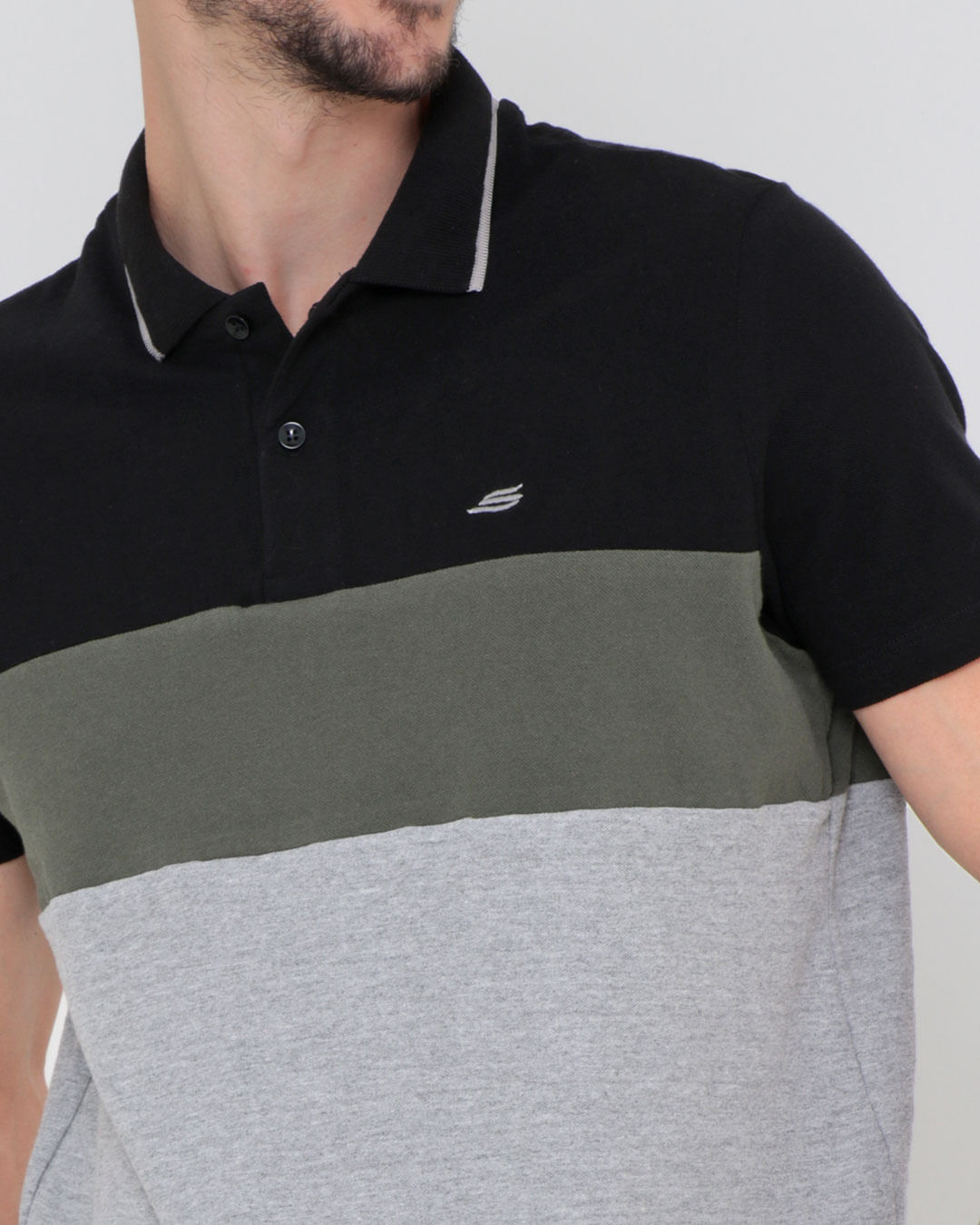 Polo-Mc-Sy1500014-Rec-Ptomarin-Pgg---Preto-Listrado