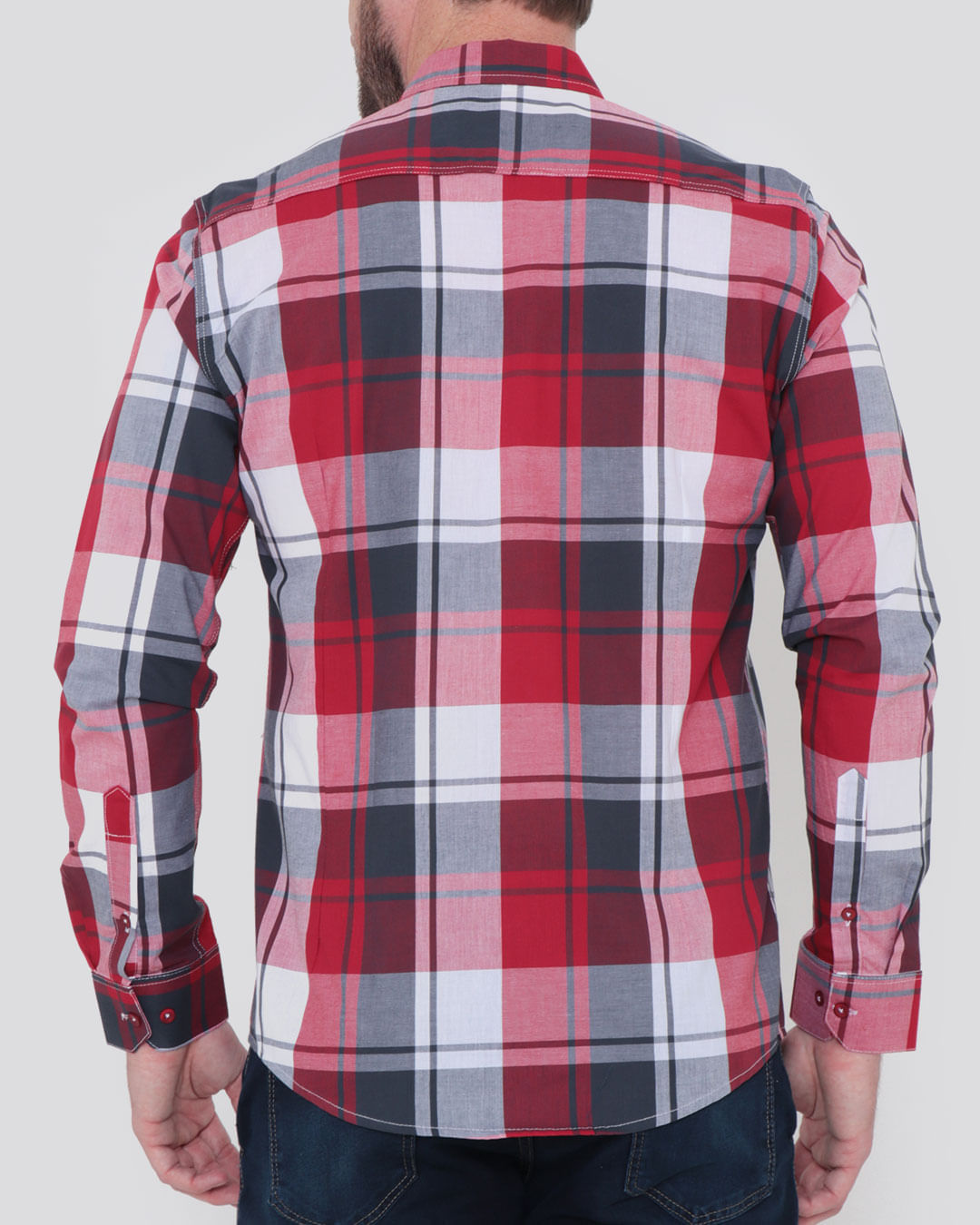 Camisa-Ml-Xadrez-Vermelh-1874e-Cor4--25---Vermelho-Xadrez