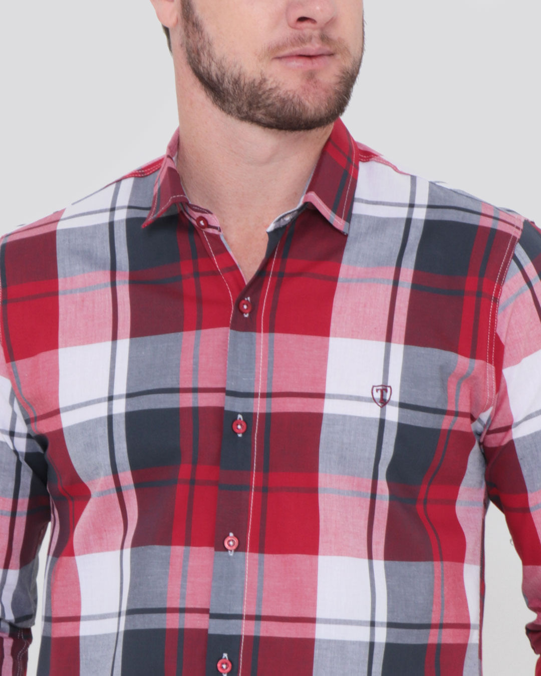 Camisa-Ml-Xadrez-Vermelh-1874e-Cor4--25---Vermelho-Xadrez