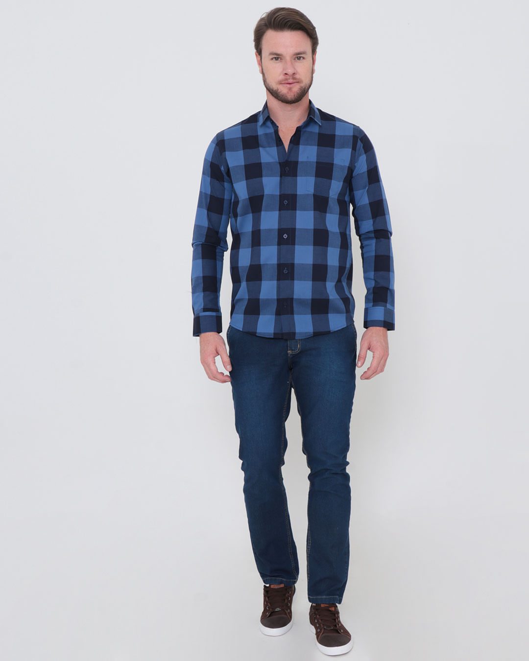 Camisa-Ml-Xadrez-Zul-1878e-Cor6--25---Azul-Xadrez