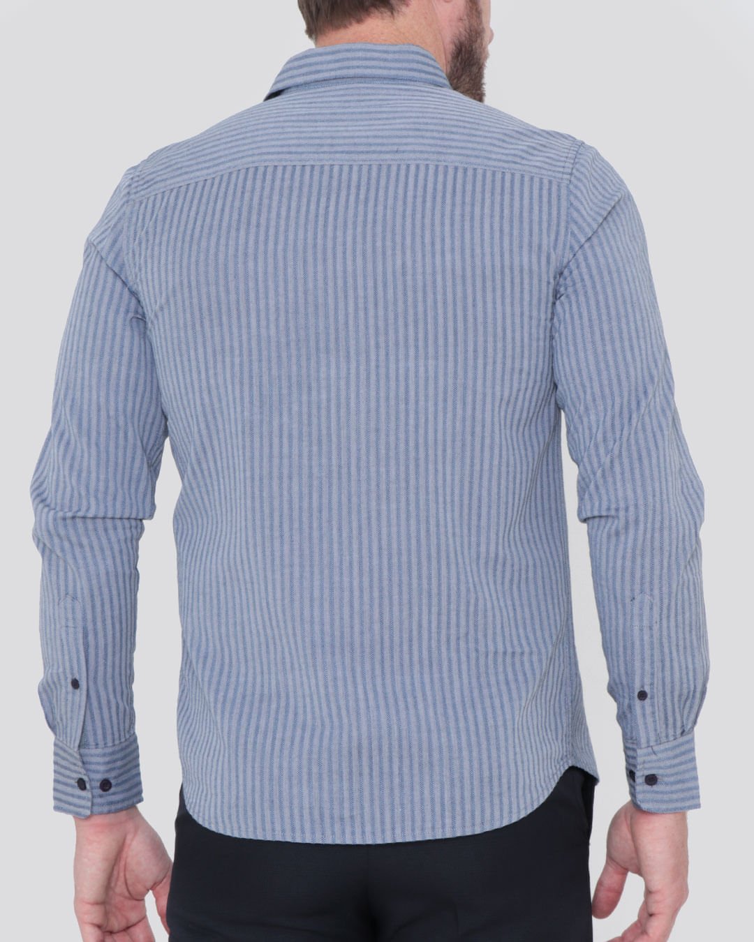 Camisa-Ml-59659-Alg-Begeazul-Pgg---Cinza-Listrado