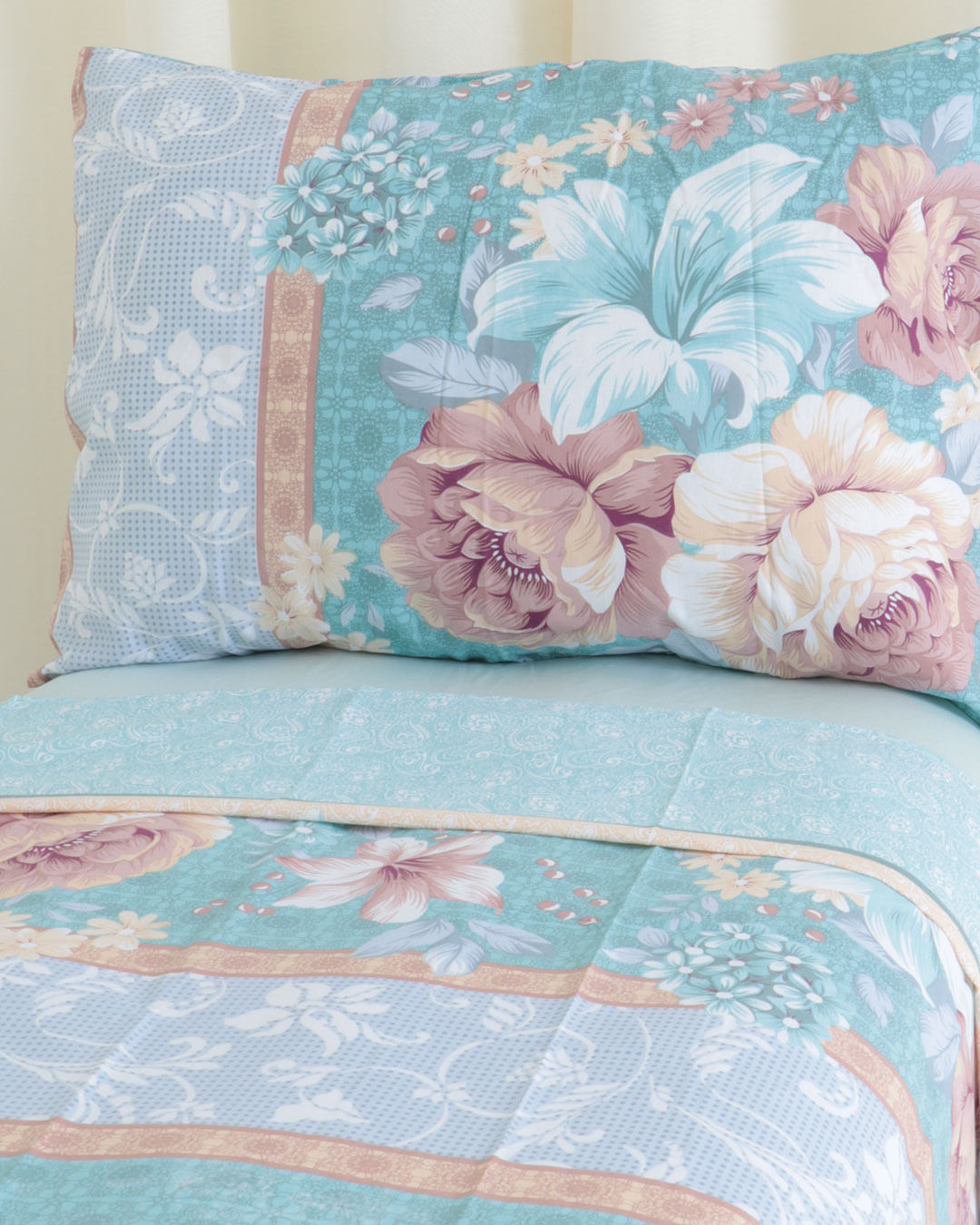 Jg-Cama-Crystal-Solteiro-3-Pcs---So---Verde-Floral