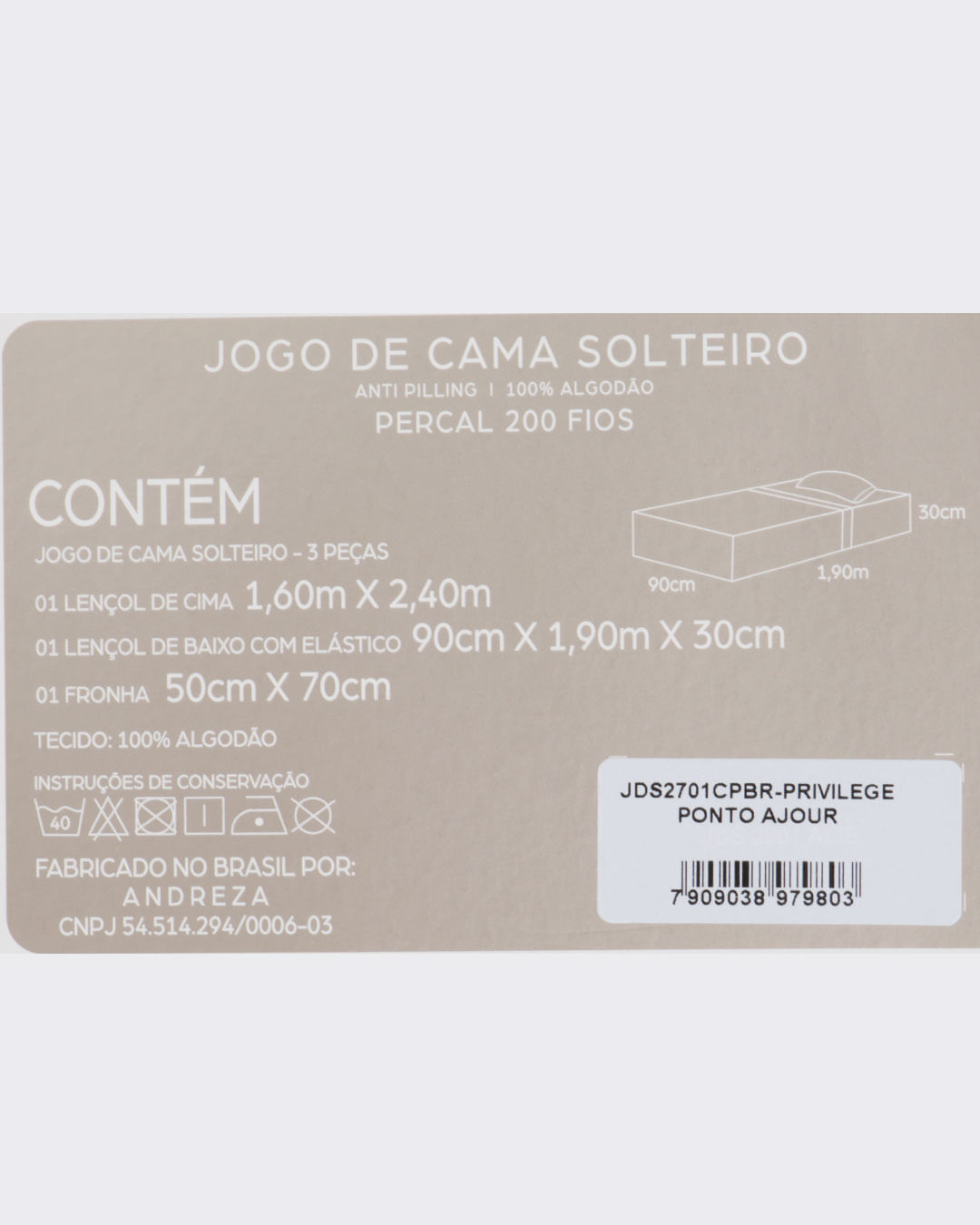 Jg-Cama-Solteiro-Privilege-Branco---3-Pc---Branco