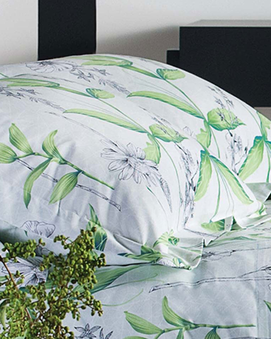 Jg-Cama-King-Size-Martina---4-Pc---Verde-Floral