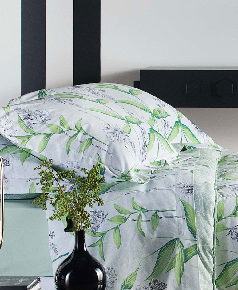 Jg-Cama-Queen-Martina---4-Pc---Verde-Floral