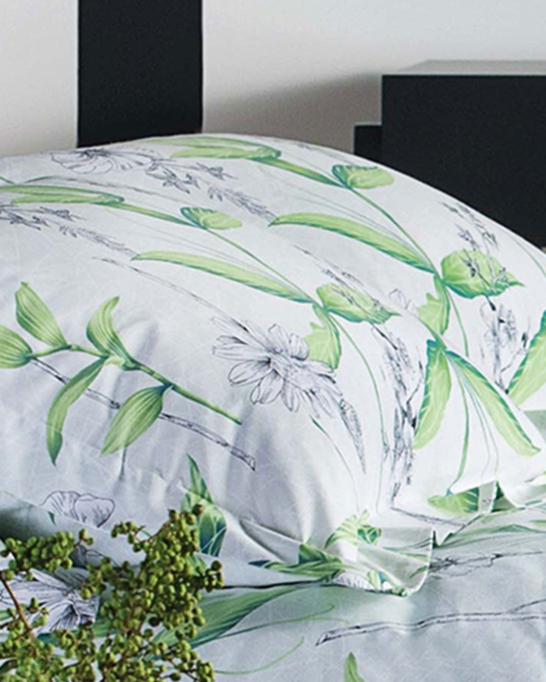 Jg-Cama-Queen-Martina---4-Pc---Verde-Floral