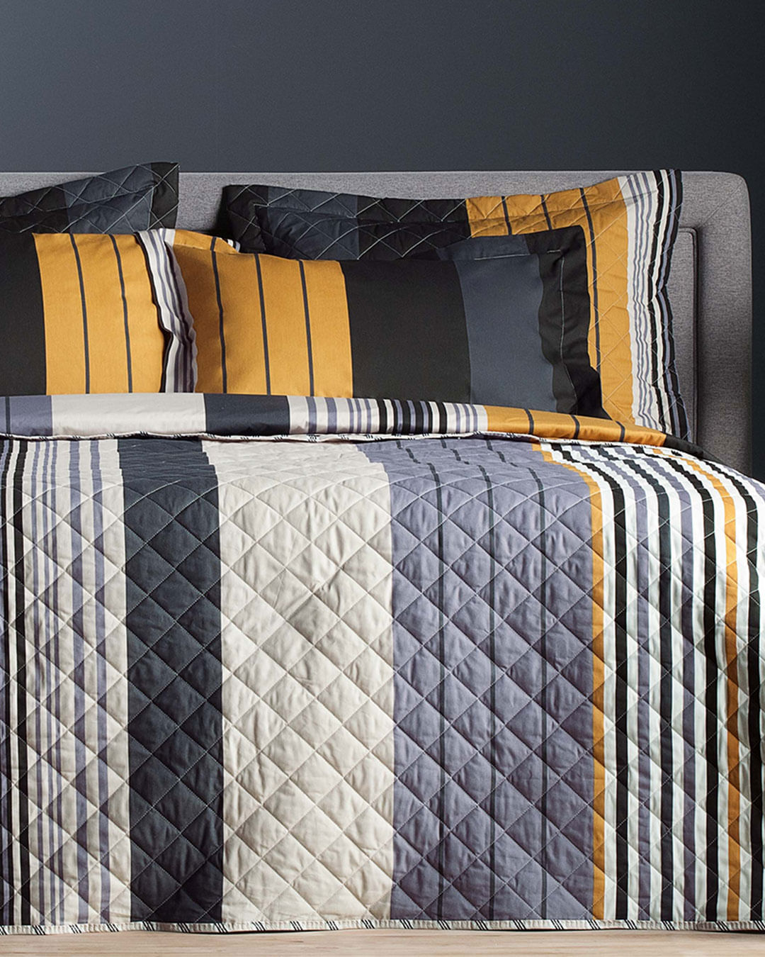 Jg-Cama-King-Size-Metropolitan---4-Pc---Cinza-Listrado