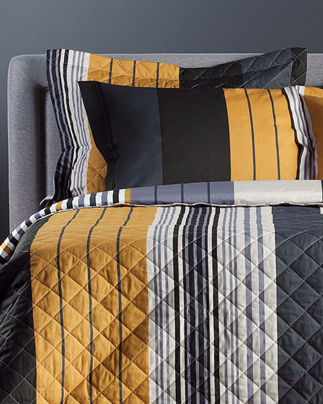 Jg-Cama-King-Size-Metropolitan---4-Pc---Cinza-Listrado