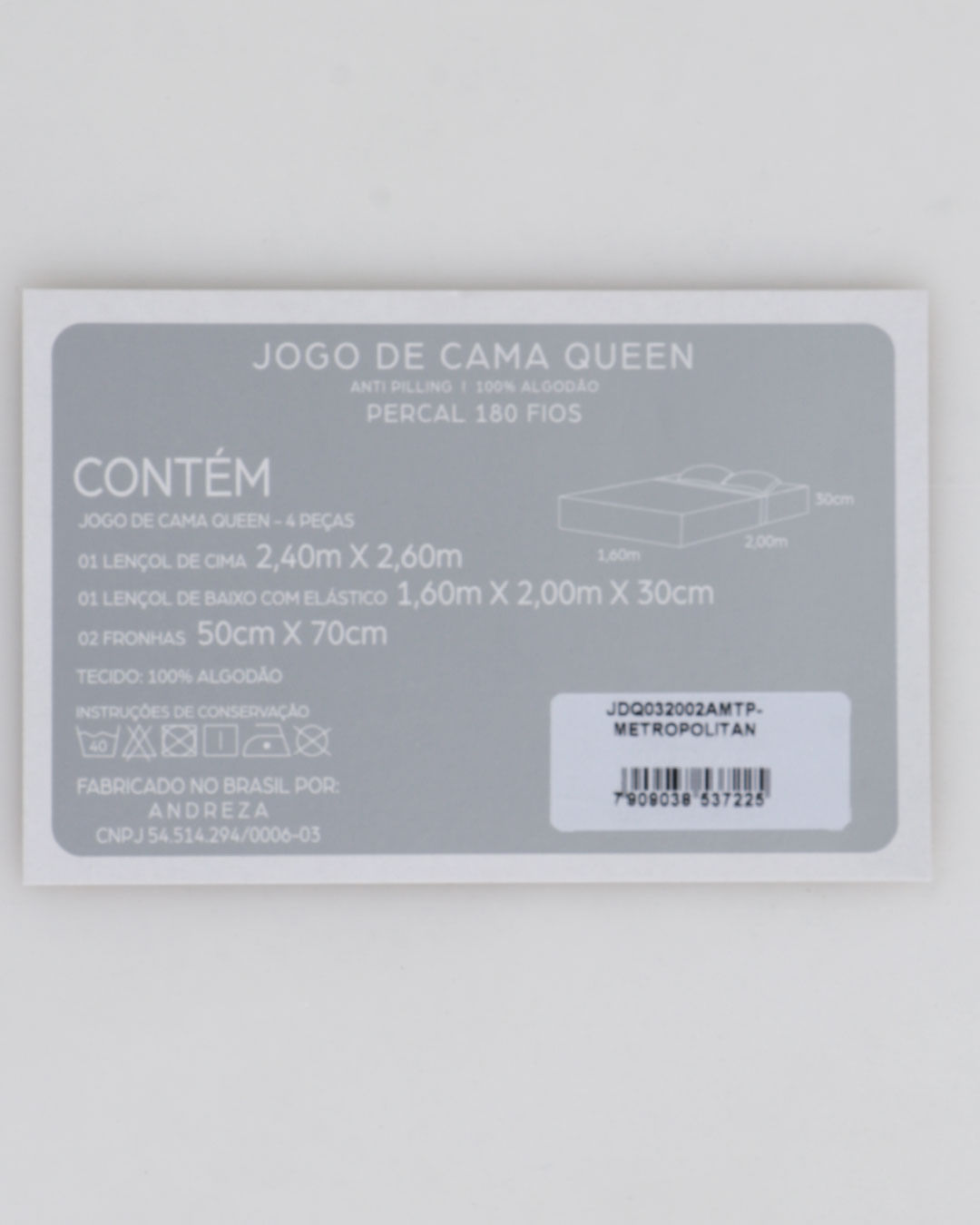 Jg-Cama-King-Size-Essencial-Cinza---4-Pc---Branco-Listrado