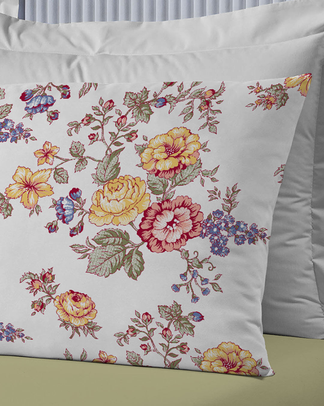 Jogo-De-Cama-Queen-3-Pcs-Essenza---Branco-Floral