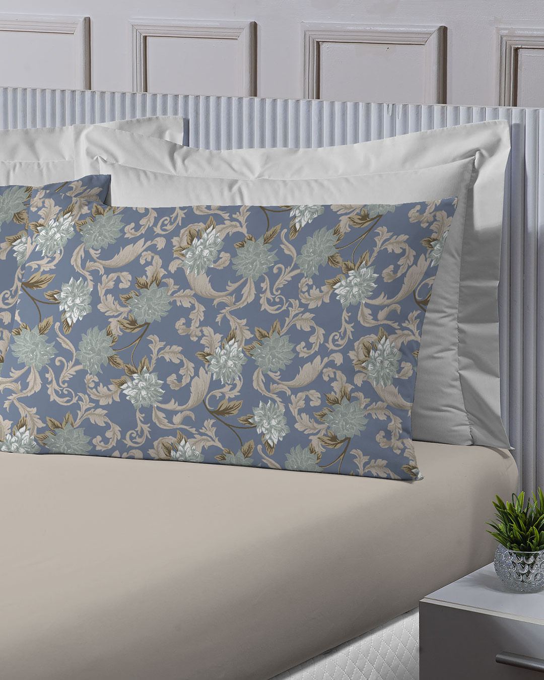 Jogo-De-Cama-King-3-Pcs-Essenza---Azul-Floral