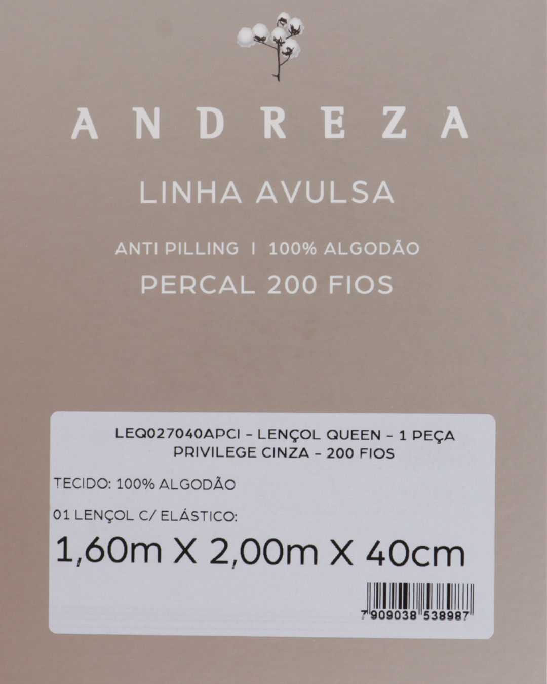Lencol-C-Elastico-Queen-Privilege-Cinza---Cinza-Claro