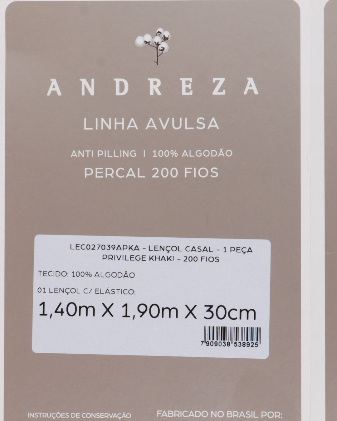Lencol-C-Elastico-Casal-Privilege-Khaki---Bege-Claro