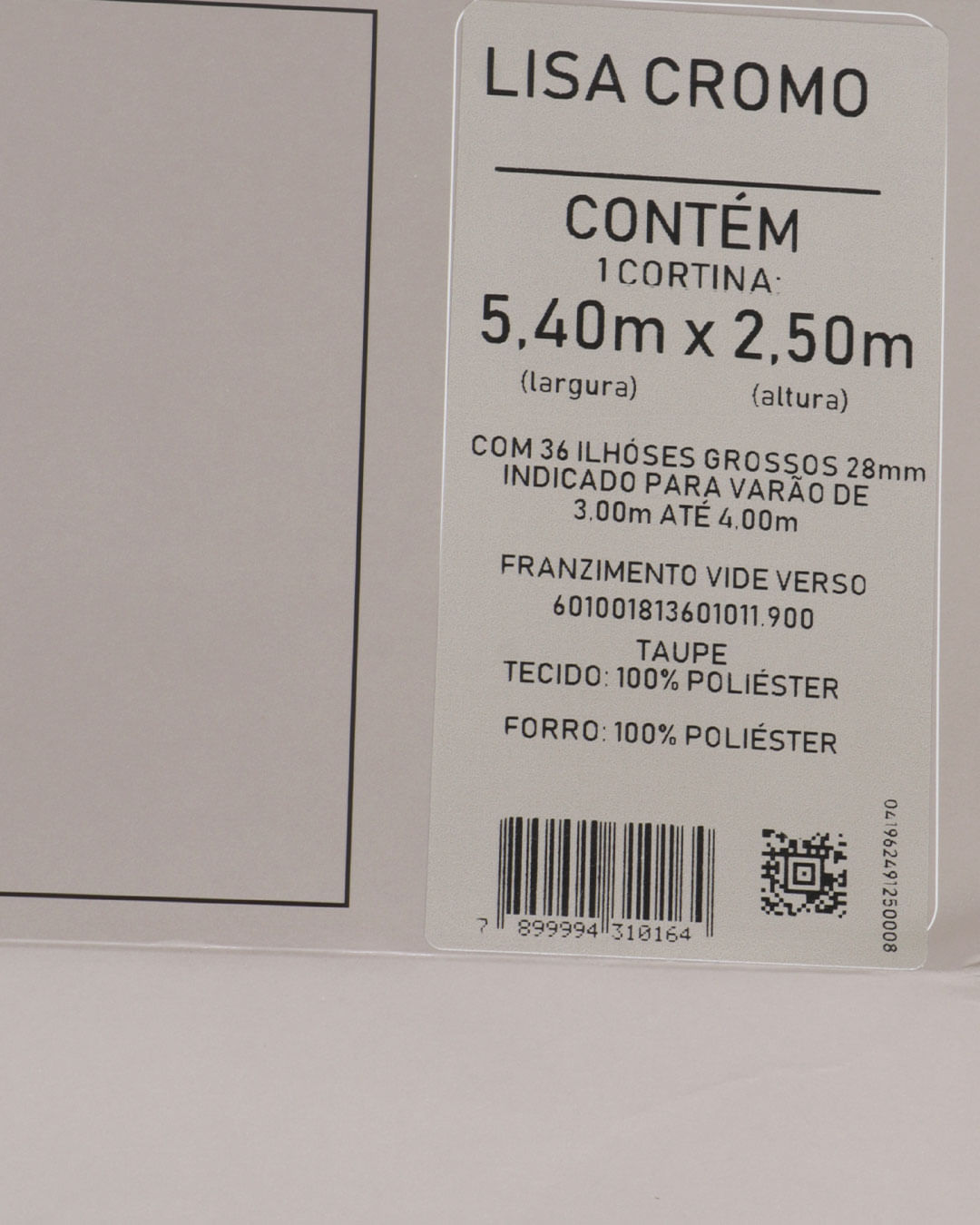 Cortina-Duplex-540m-X-250m-Lisa-Cromo---Cinza-Claro